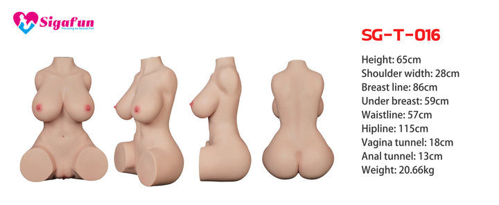 Sigafun Sex Torso Belle - housedoll - Sexroboter kaufen - Sexpuppe kaufen - Sexpuppe mieten Berlin - Günstige Sexpuppen