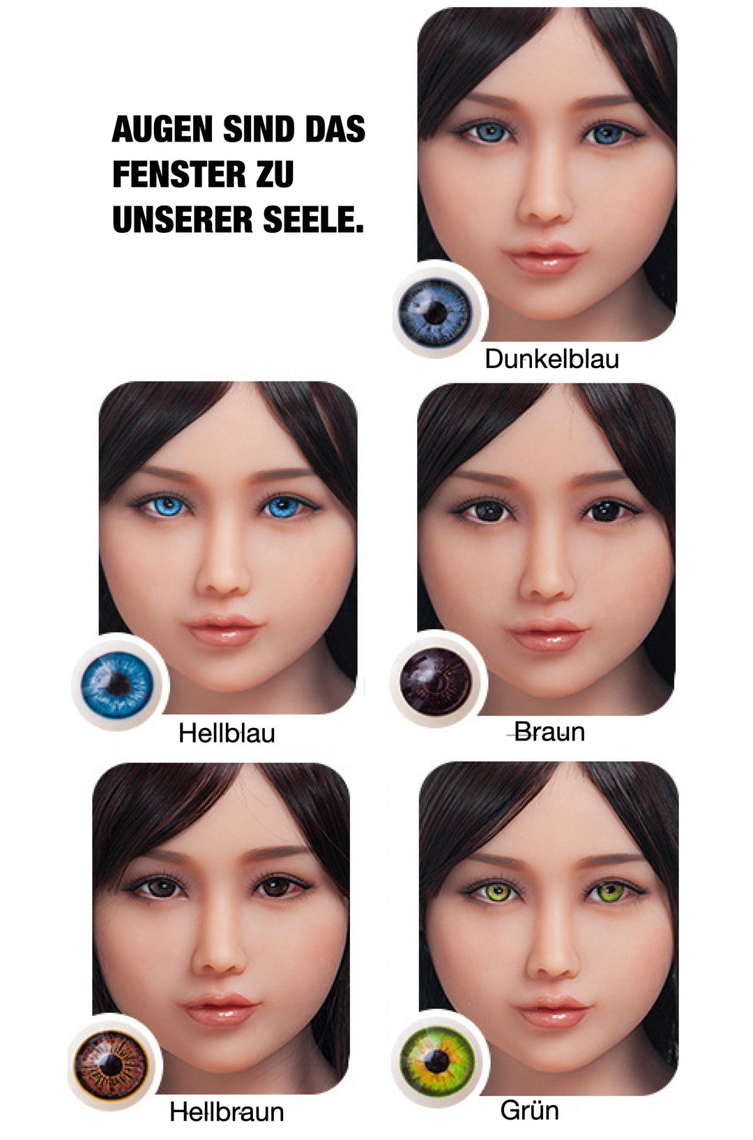 Augen für deine Real Doll - housedoll - Sexroboter kaufen - Sexpuppe kaufen - Sexpuppe mieten Berlin - Günstige Sexpuppen